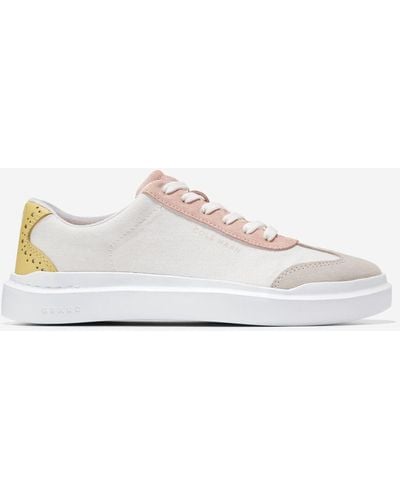 Cole Haan Women's Grandprø Rally Canvas T-toe Sneakers - White