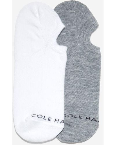 Cole Haan Men's 2-pair Liner Socks - Gray