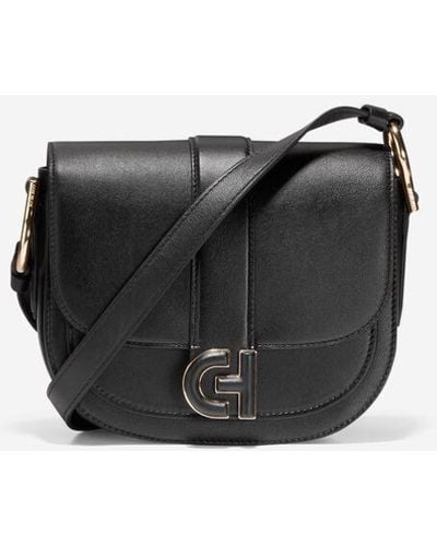 Cole Haan Essential Mini Saddle Bag - Black