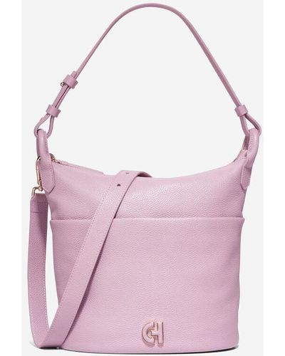 Cole Haan Essential Soft Bucket Bag - Pink