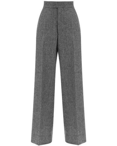 Vivienne Westwood Lauren Pants In Donegal Tweed - Grey