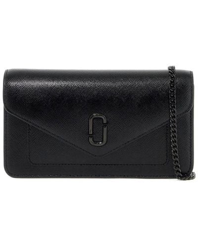 Marc Jacobs Mini Crossbody Chain Wallet Bag - Black