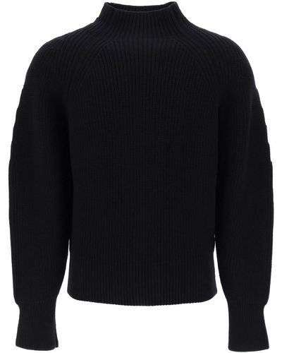 Ferragamo Virgin Wool Sweater - Black