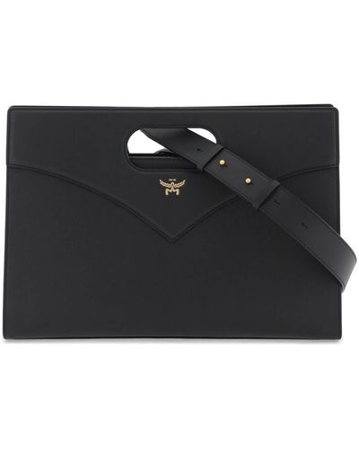 MCM Diamond Handbag - Black