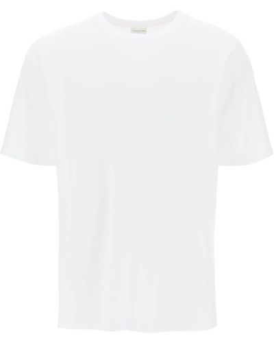 Dries Van Noten T-Shirt Classica Oversize Herr - Bianco