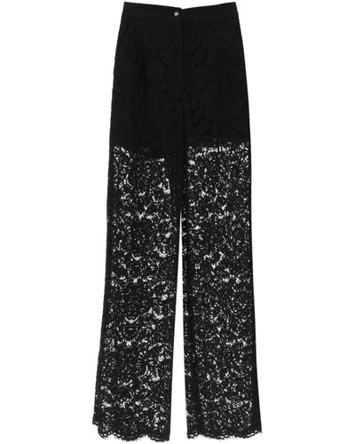 Dolce & Gabbana Lace Pants - Black