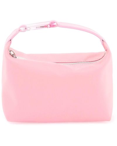 Eera Satin Mini Moon Bag - Pink