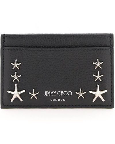 Jimmy Choo Star Card Holder - Black