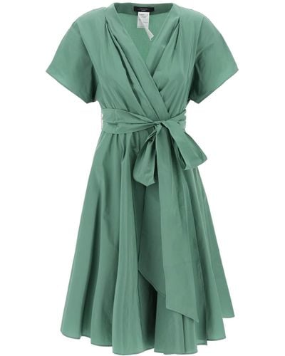 Weekend by Maxmara Giambo Midi Wrap Dress With - Green