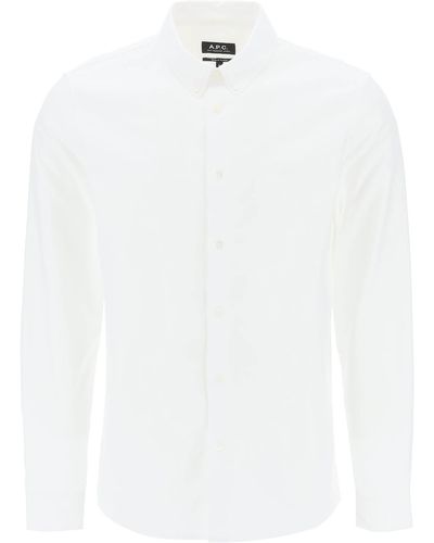 A.P.C. Camicia Button Down - Bianco