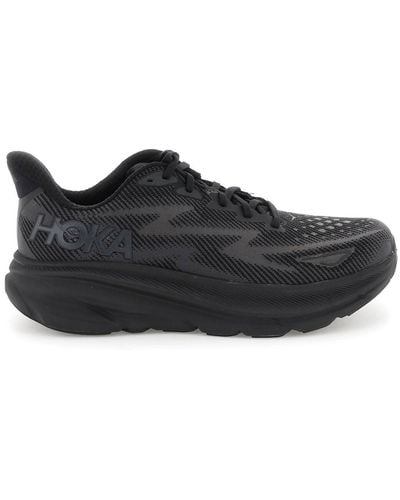 Hoka One One 'clifton 9' Sneakers - Black