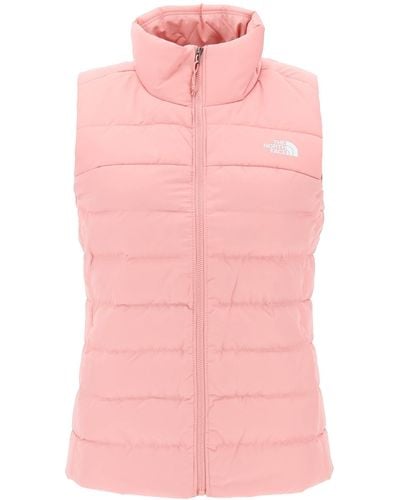 The North Face Akoncagua Lightweight Puffer Vest - Pink