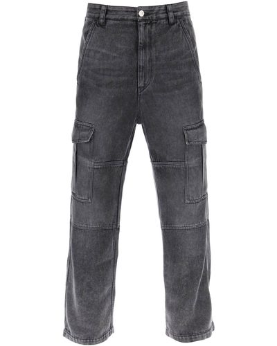 Isabel Marant Jeans Cargo Terence - Grigio
