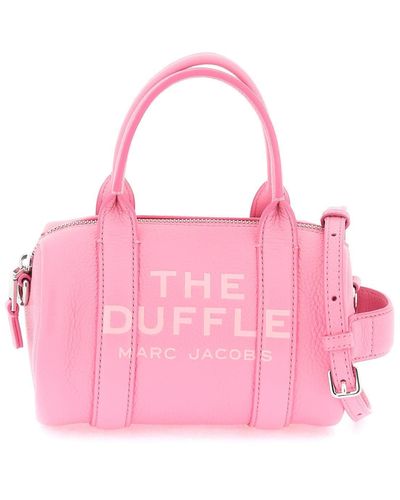 Marc Jacobs Borsa The Leather Mini Duffle Bag - Pink