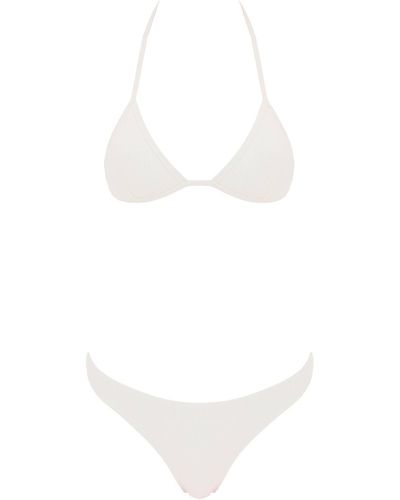 Lido Set Bikini Cinquantotto Rib - Bianco