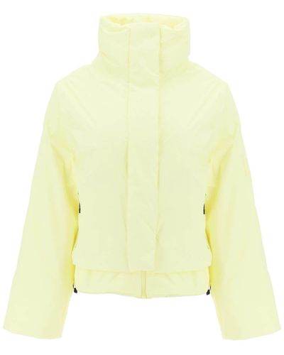 Rains 'fuse W' Lightweight Puffer Jacket - Yellow