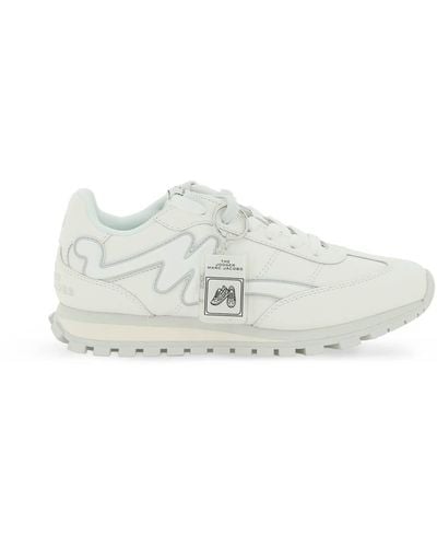 Marc Jacobs The Jogger Leather Sneakers Marc Jacobs (the) - White