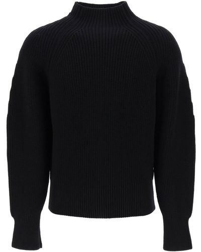 Ferragamo Salvatore Virgin Wool Sweater - Black