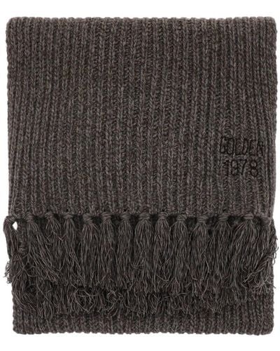 Golden Goose Journey Wool And Cashmere Scarf - Black