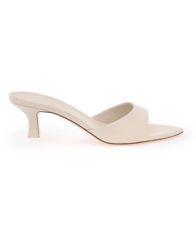 3Juin Cora Leather Mules For - White