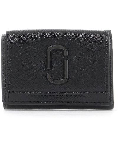 Marc Jacobs Portafoglio The Utility Dtm Mini Trifold Wallet - Black