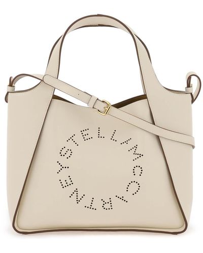 Stella McCartney Stella Logo Tote Bag - Natural