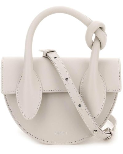 Yuzefi Pretzel Leather Bag - White