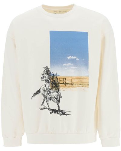 One Of These Days Into The Distance Sweatshirt - White