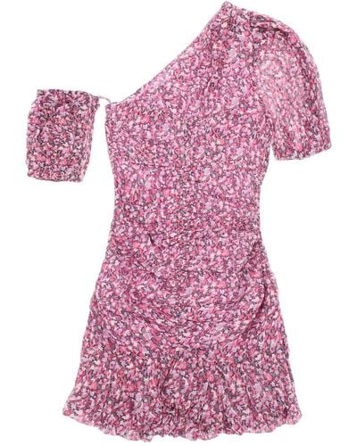 Isabel Marant 'lecia' One-shoulder Cotton Dress - Multicolour