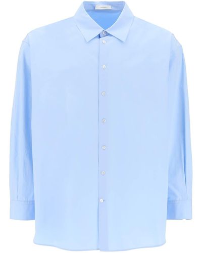 The Row Lukre Poplin Shirt - Blue