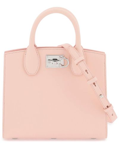 Ferragamo Studio Box (S) Handbag - Pink