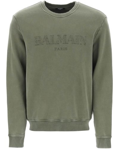 Balmain Vintage Crewneck Sweat - Green