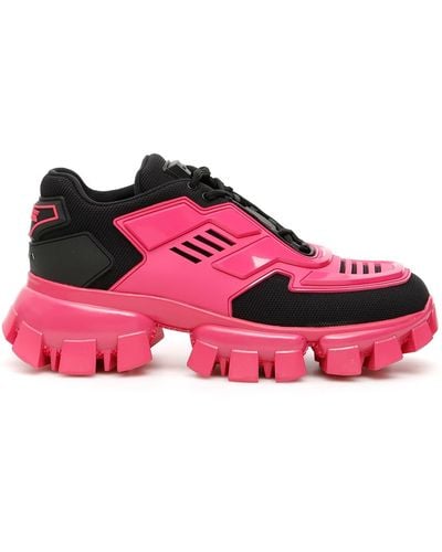 Prada Cloudburst Thunder Panelled Sneakers - Pink