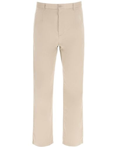 Carhartt Salford Pants In Cotton Twill - Natural