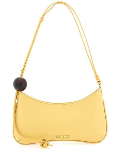 Jacquemus 'le Bisou Perle' Shoulder Bag - Yellow