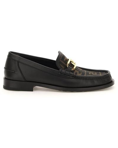 Fendi O'lock Mocassins - Black