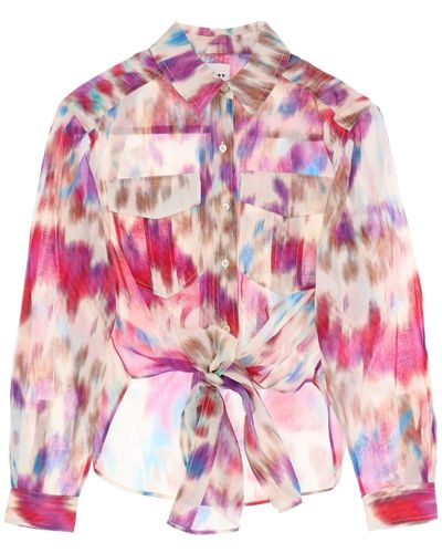 Isabel Marant Camicia annodata Nath - Rosa