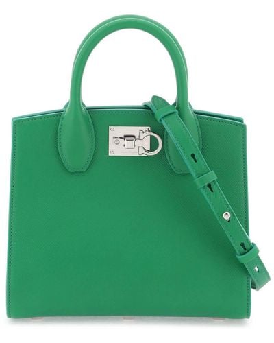Ferragamo Studio Box Bag (s) - Green