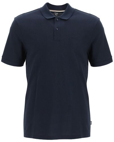 BOSS Organic Cotton Polo Shirt - Blue