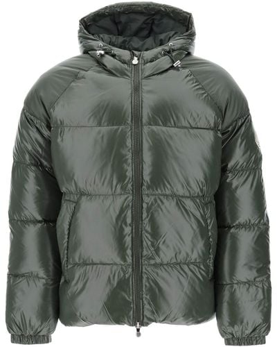 Pyrenex 'Sten' Short Hooded Down Jacket - Green