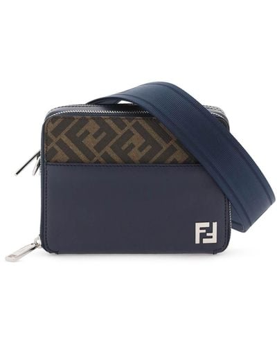 Fendi Square Camera Bag Organizer For Storage - Blue