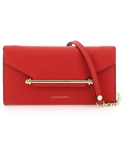 Strathberry Multrees Wallet - Red