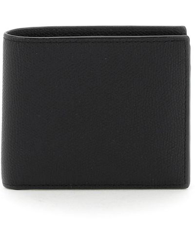 Valextra Bi-fold Wallet - Black