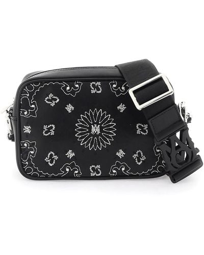 Amiri Bandana Camera Bag For - Black