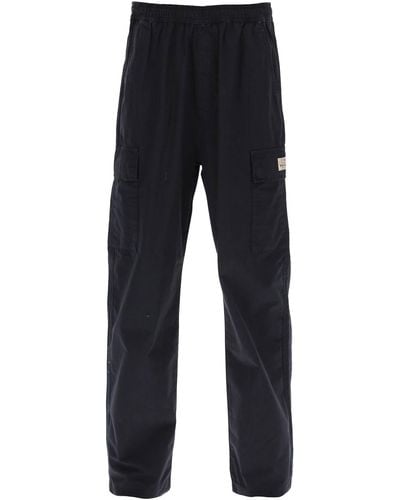 Stussy Cargo Trousers In Ripstop - Blue