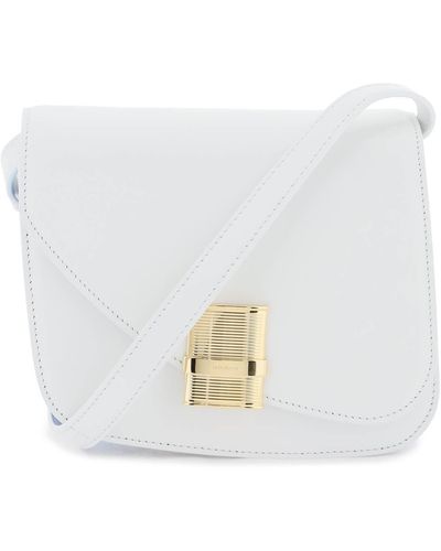 Ferragamo Fiamma Crossbody Bag (s) - White