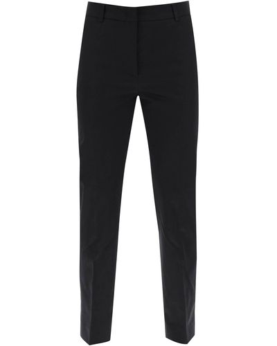 Weekend by Maxmara 'lato' Trousers In Stretch Cotton - Black