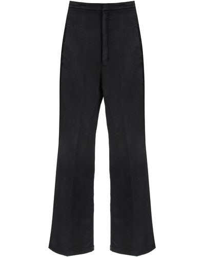 Rick Owens High Waisted Bootcut Jeans With A - Black