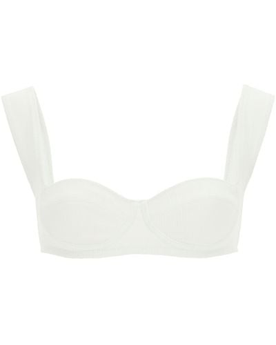 Tropic of C Bikini Top With Underwire - White