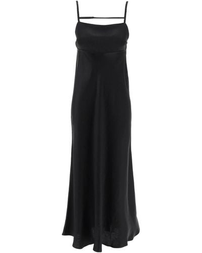 Max Mara Long Baden Dress - Black